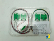 1xN 2xN Mini Type Fiber Optical PLC Splitter With Connectors